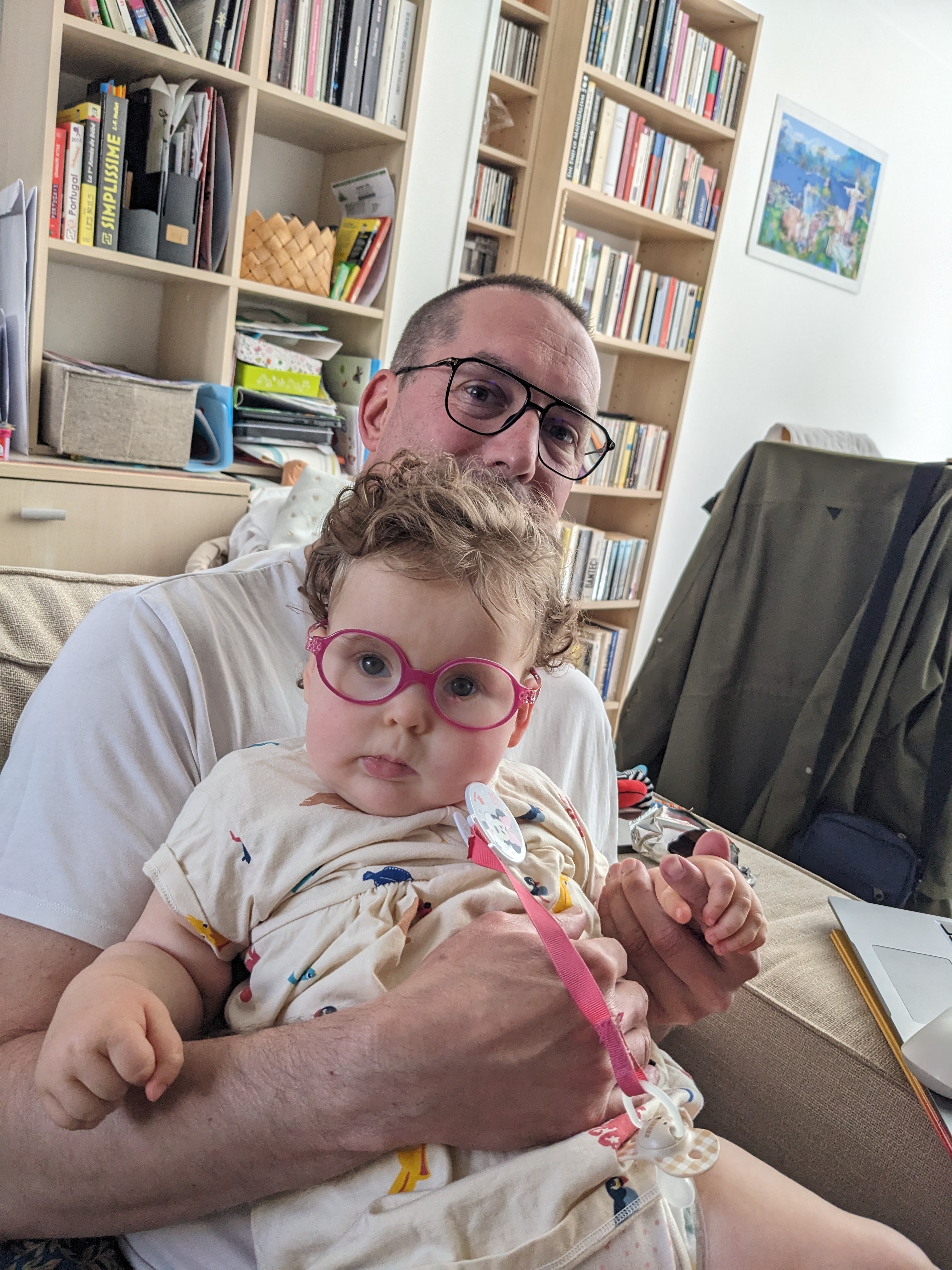 Giulia with her father