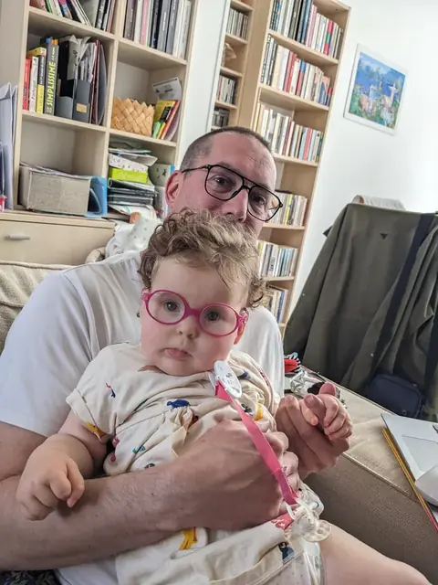 Giulia and her dad