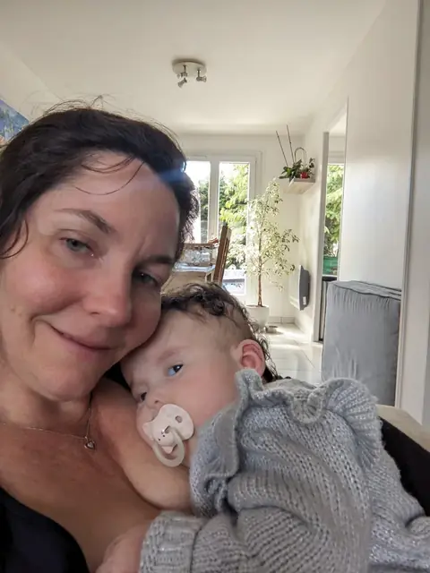 Giulia and her mother